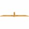 Ekena Millwork Eugene Rough Sawn Timber Gable Bracket, Western Red Cedar, 84"W x 17"H x 2"D x 4"F, 5/12 Pitch GBW084X17X0204EUG00RWR - alternate 4